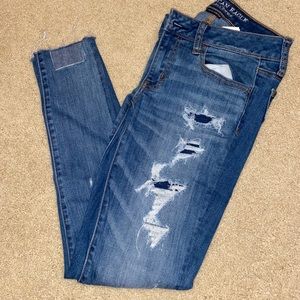 Distressed American Eagle Jeans